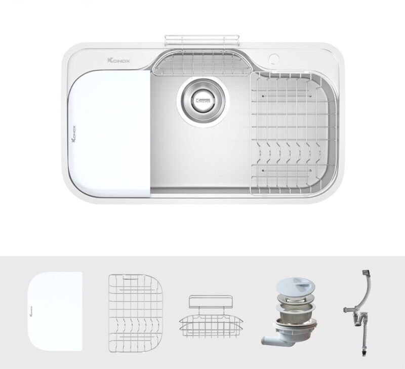 CHẬU RỬA BÁT KONOX PHONG CÁCH NHẬT BỀ MẶT MỊN TARI 9051SM