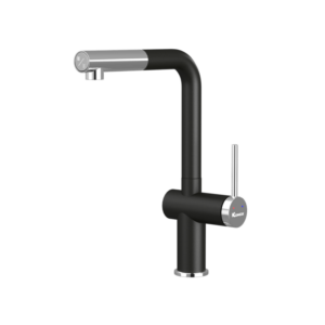 VÒI RỬA BÁT DÂY RÚT KONOX STREAM SMART BLACK