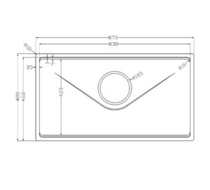 CHẬU RỬA BÁT KONOX PHONG CÁCH NHẬT BỀ MẶT MỊN TARI 8748SM - chau rua bat phong cach nhat be mat min tari 8748sm 1 e1768319795148