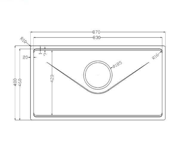 THÔNG SỐ KỸ THUẬT CỦA CHẬU RỬA BÁT KONOX PHONG CÁCH NHẬT BỀ MẶT MỊN TARI 8748SM