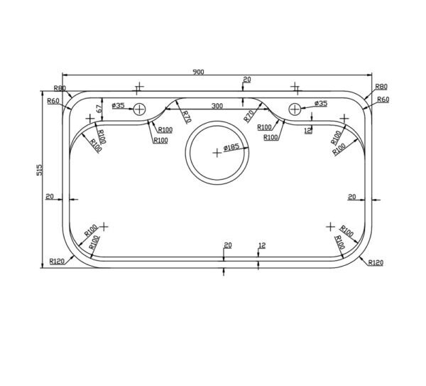 THÔNG SỐ KỸ THUẬT CỦA CHẬU RỬA BÁT KONOX PHONG CÁCH NHẬT BỀ MẶT MỊN TARI 9051SM