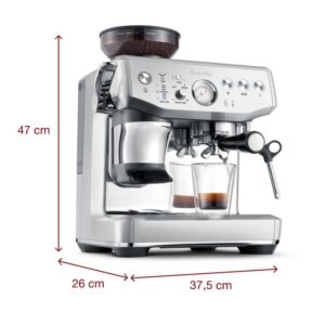 MÁY PHA CÀ PHÊ BREVILLE BES876BSSBNA1 MÀU BẠC - 24585 kich thuoc may pha ca phe breville bes876bssbna1