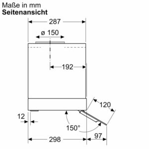 MÁY HÚT MÙI ÂM TRẦN BOSCH DBB97DP60 SERI 6 90CM MODEL 2025 - KT4 may hut mui Bosch DBB97DP60