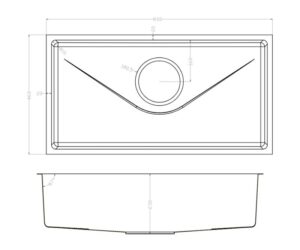 CHẬU RỬA BÁT KONOX BỀ MẶT MỊN TARI 800SM - Tari 8046SM e1775619583739
