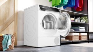 MÁY SẤY BOSCH SERI 8 WQB246C40 HEATPUMP 9KG - may say bom nhiet mau trang 9kg serie 8 bosch wqb246c40 2