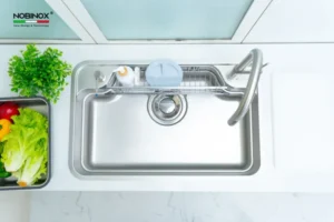 CHẬU RỬA BÁT 1 HỐ NOBINOX LIKEN NL770D - chau rua bat 1 ho liken nl790d 14 p6e5qscc 1
