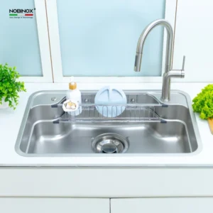 CHẬU RỬA BÁT 1 HỐ NOBINOX ARVO B275 VÂN SIÊU MỊN - chau rua bat 1 ho nobinox arvo b180 31 ociffqkj
