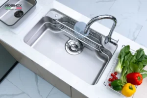 CHẬU RỬA BÁT 1 HỐ NOBINOX ARVO B275 VÂN SIÊU MỊN - chau rua bat 1 ho nobinox arvo b180 v2 1 mtjueprm