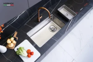 CHẬU RỬA BÁT 1 HỐ NOBINOX ARVO V676 - chau rua bat 1 ho nobinox arvo v676 2 8xajlt1f
