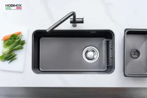 CHẬU RỬA BÁT 1 HỐ NOBINOX NOVA A284B - chau rua bat 1 ho nova a284b 12 qpigzppm