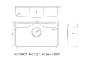CHẬU RỬA BÁT 1 HỐ NOBINOX ROSA NN995D - z6466645781394 0c5002ab46a5059001dbad9dc1869dd5 xcbwSJ0c